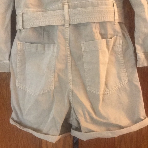 Joe’s Jeans The Alexa Shortall Romper in Boulder Tan sizes S and M - Picture 9 of 13